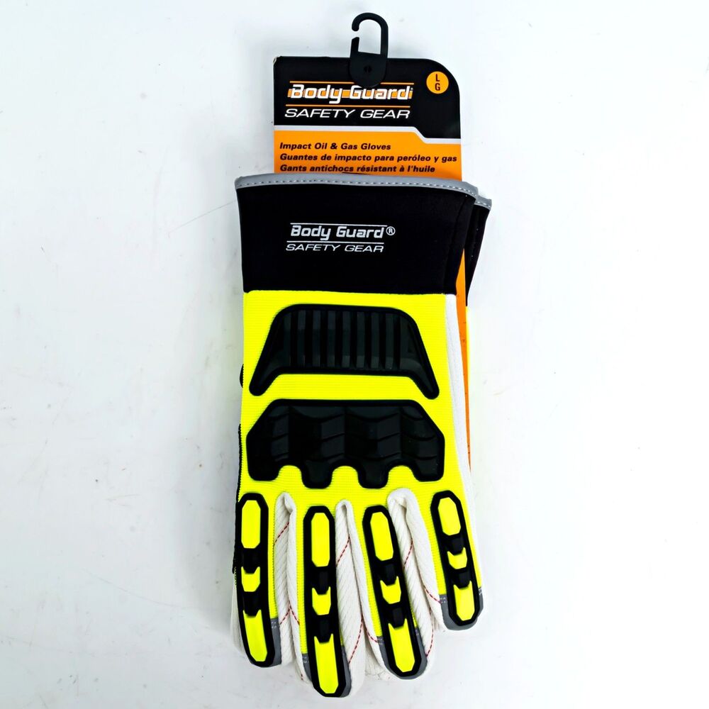 Fastenal Body Guard Impact Oil & Gas Gloves - Large - New